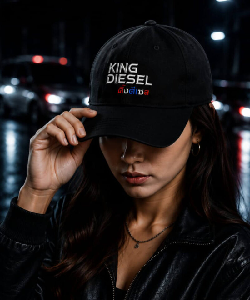 KD Cotton Baseball Cap (Black)