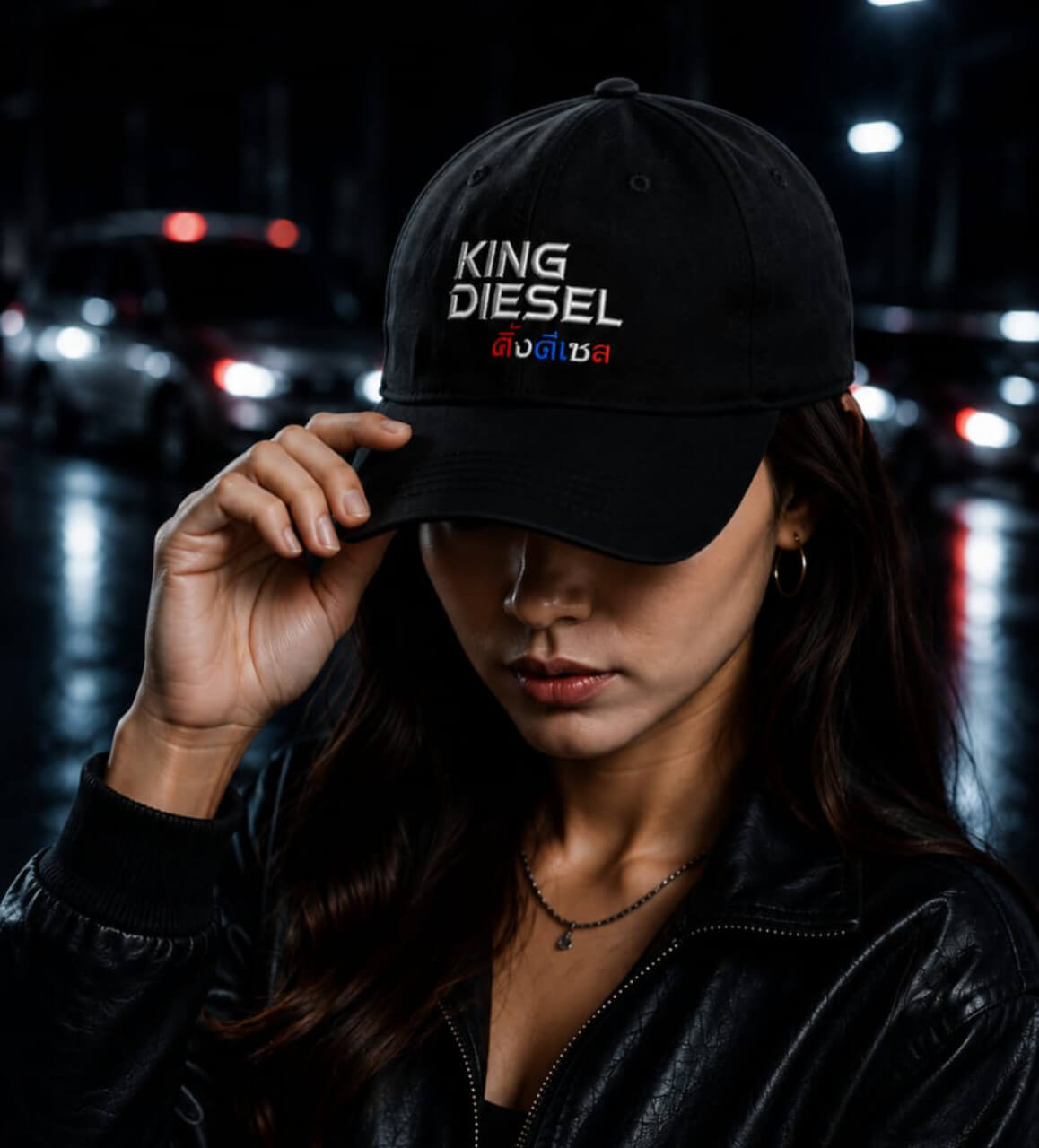 KD Cotton Baseball Cap (Black)
