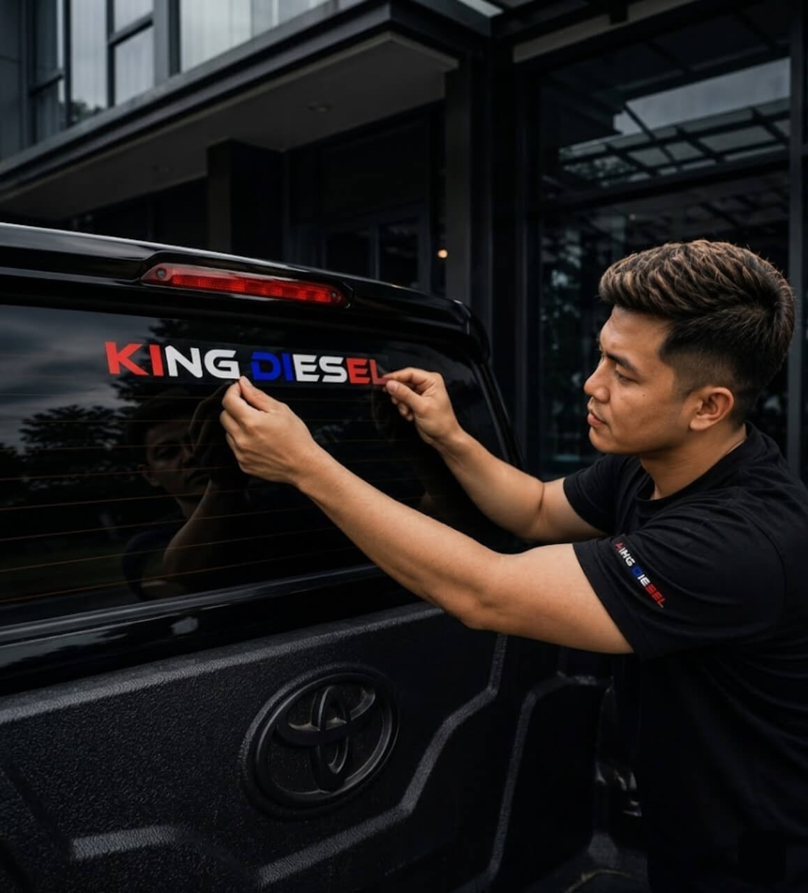 KING DIESEL Premium Reflective Sticker