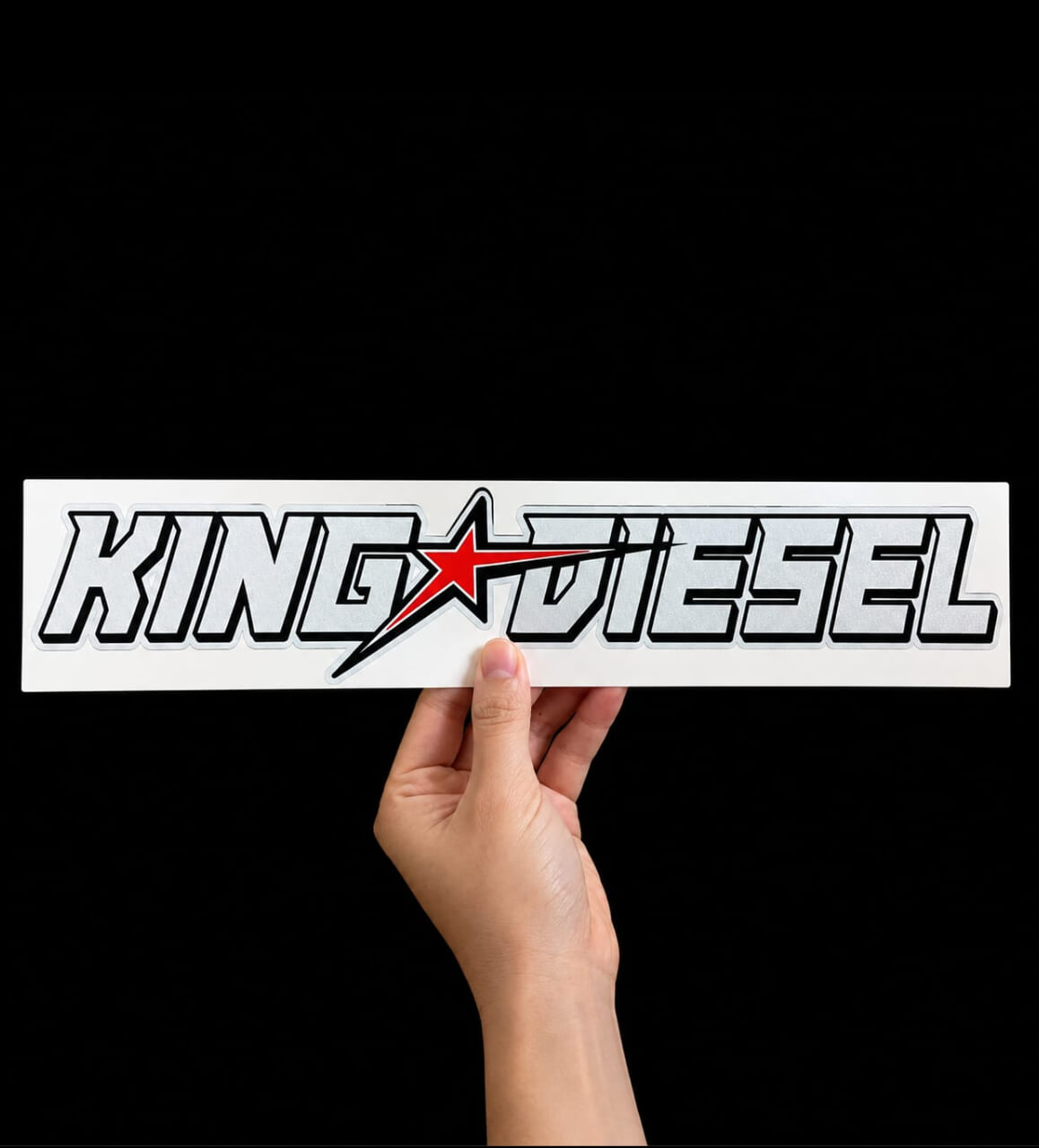 KING DIESEL Premium Reflective Sticker