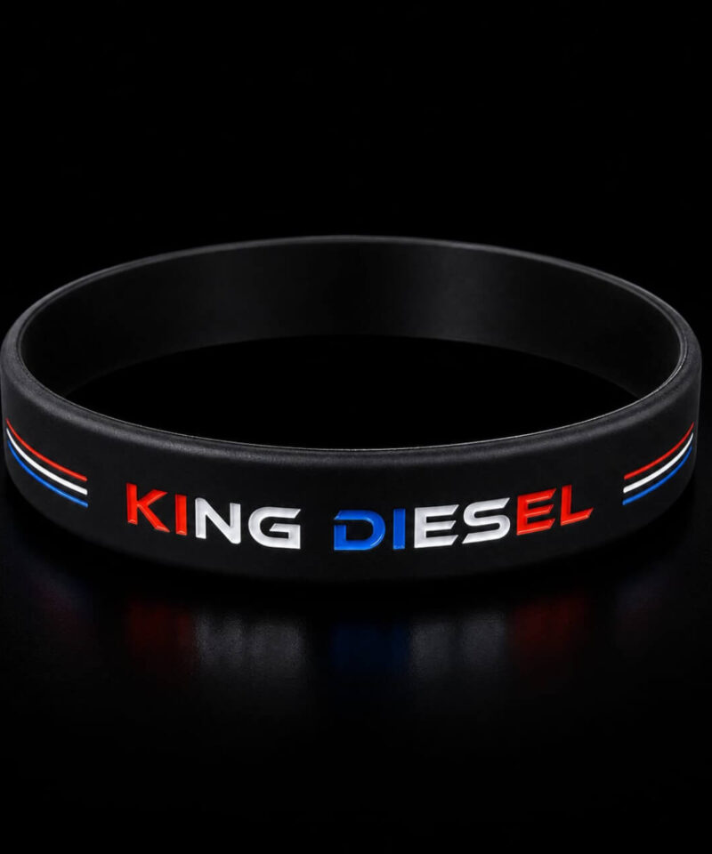 KD Silicone Wristband Black
