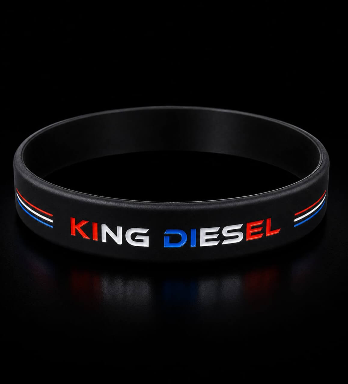 KD Silicone Wristband Black